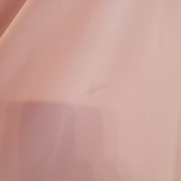 Mori Lee Chiffon Fawn Grad or Bridesmaids Dress Off the Shoulder Size 8 - Picture 8 of 12